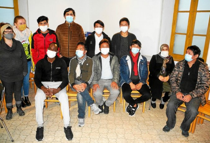 Stagiaires CLPS Dinan à la découverte des Jardins de Cocagne