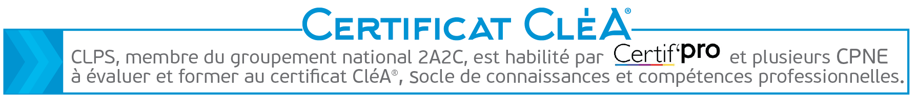 habilitation CléA