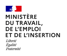 Logo du ministère du Travail, de l’Emploi et de l’Insertion.