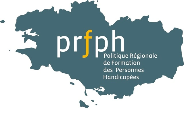 Logo PRFPH sur une silhouette de la Bretagne.