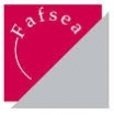 Logo du Fafsea composé d’un rectangle rose et gris portant l’inscription « Fafsea ».