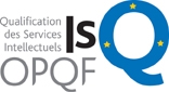 Logo OPQF avec la mention « Qualification des Services Intellectuels » et les lettres stylisées « OPQF ».